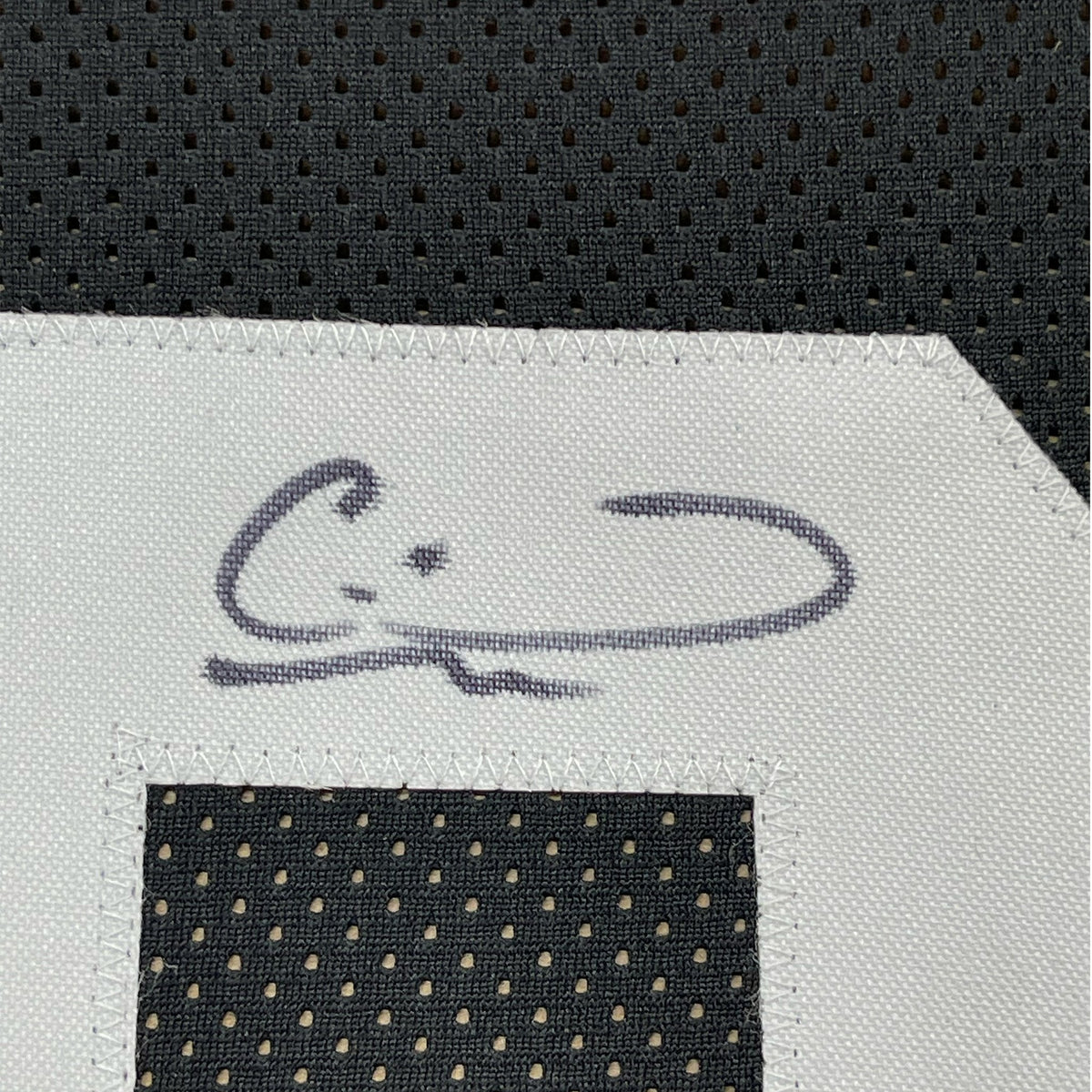 Framed Autographed/Signed Calvin Ridley 35x39 Jacksonville Black Football Jersey Beckett BAS COA