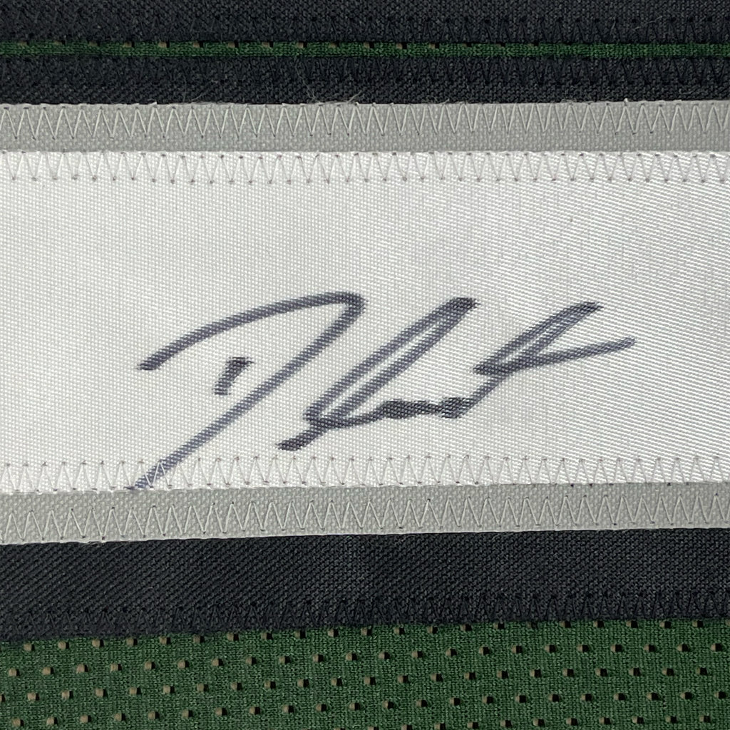 Framed Autographed/Signed D'Andre Swift 35x39 Philadelphia Green Football Jersey JSA COA