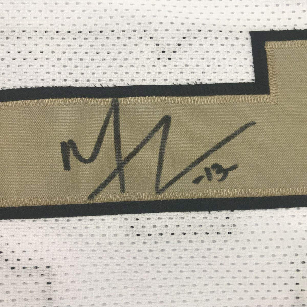 Framed Autographed/Signed Michael Thomas 35x39 New Orleans Color Rush Football Jersey Beckett BAS COA