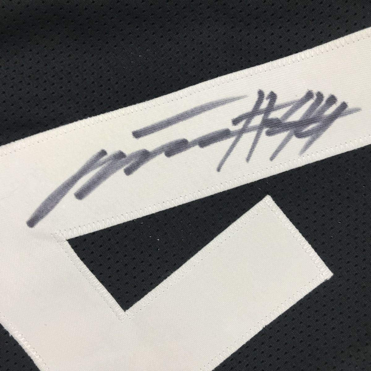 Framed Autographed/Signed Myles Jack 35x39 Jacksonville Black Football Jersey JSA COA