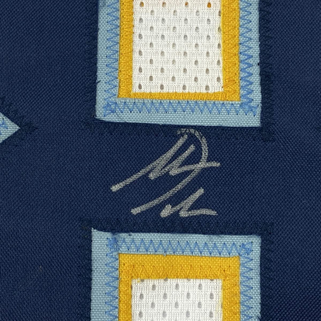 Autographed/Signed Antonio Gates Los Angeles LA White Football Jersey Beckett BAS COA