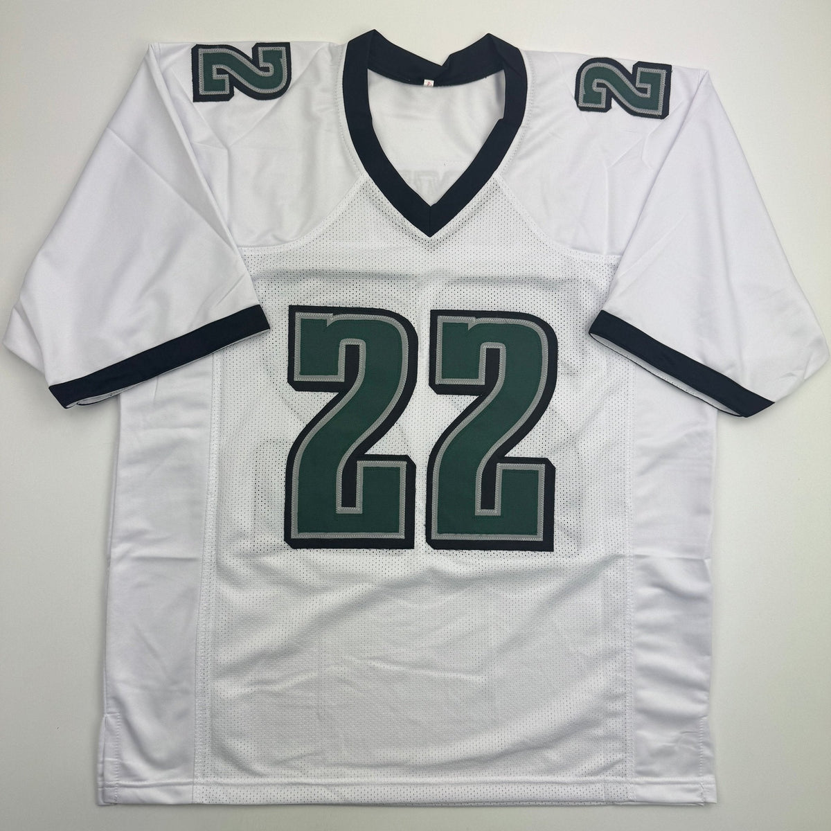 Autographed/Signed Asante Samuel Sr. Philadelphia White Football Jersey JSA COA