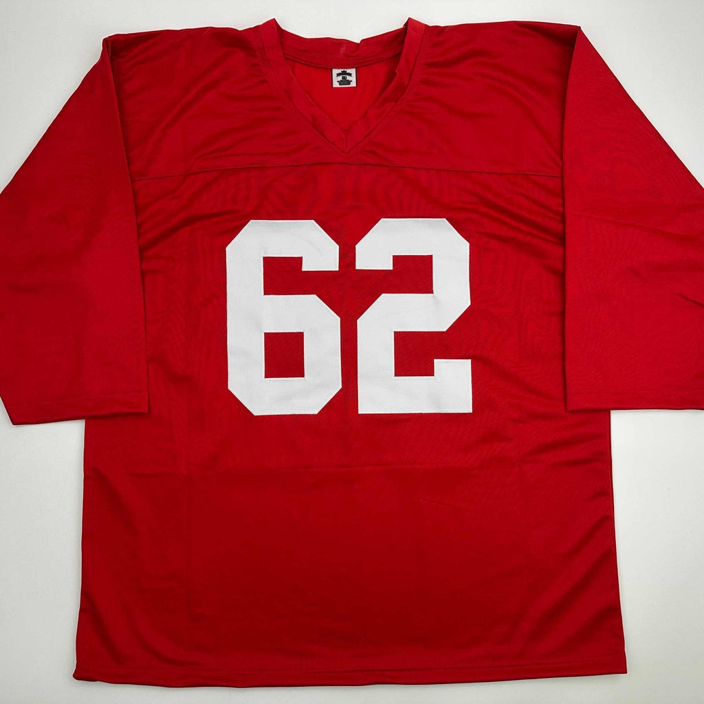 Autographed/Signed Charley Trippi Arizona Red Football Jersey JSA COA