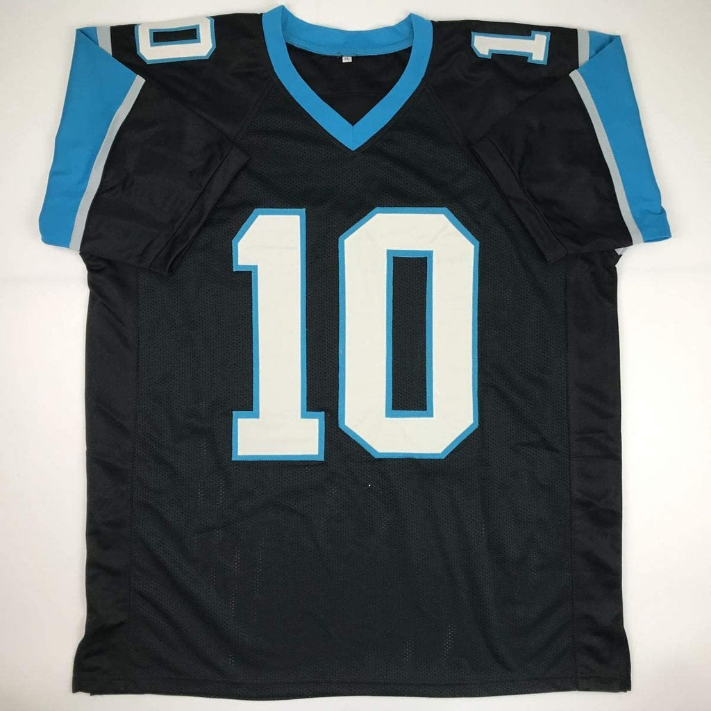 Autographed/Signed Curtis Samuel Carolina Black Football Jersey JSA COA