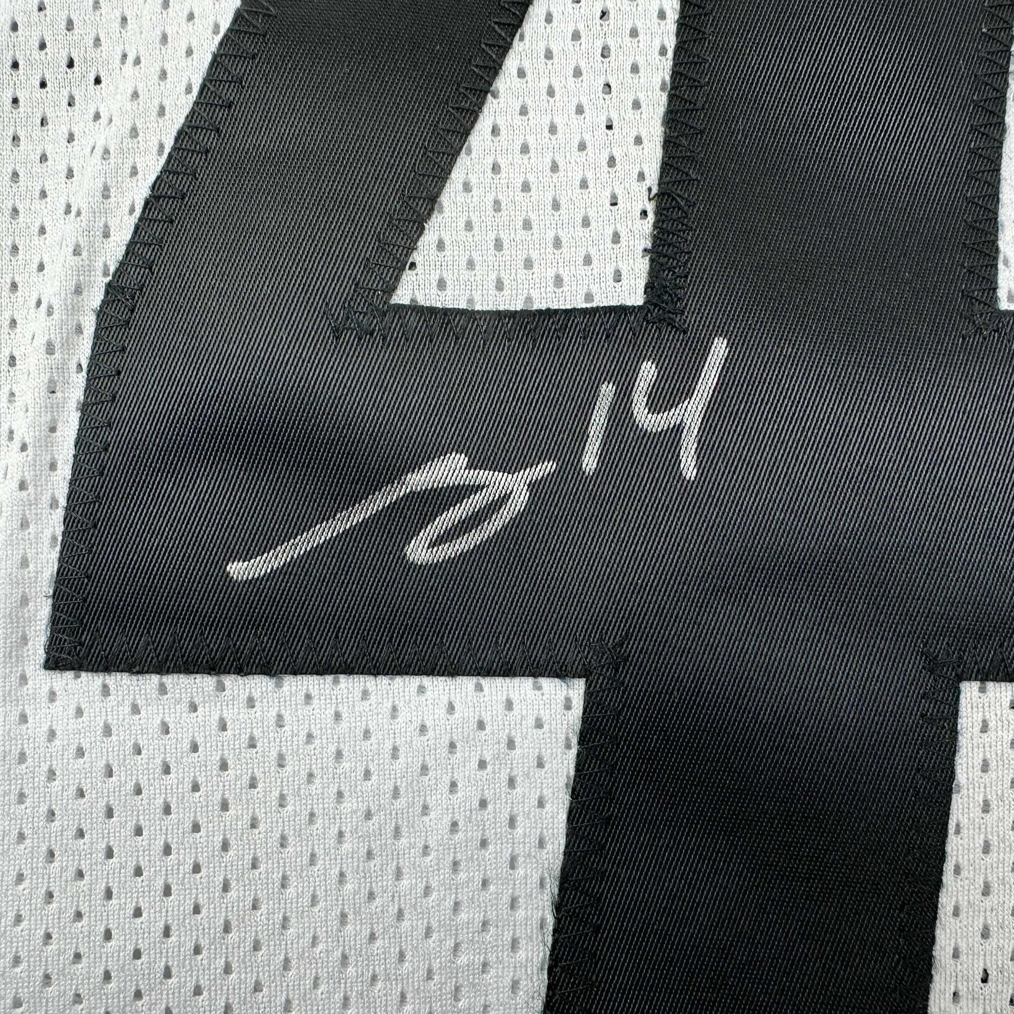 Autographed/Signed George Pickens Pittsburgh White Football Jersey JSA COA