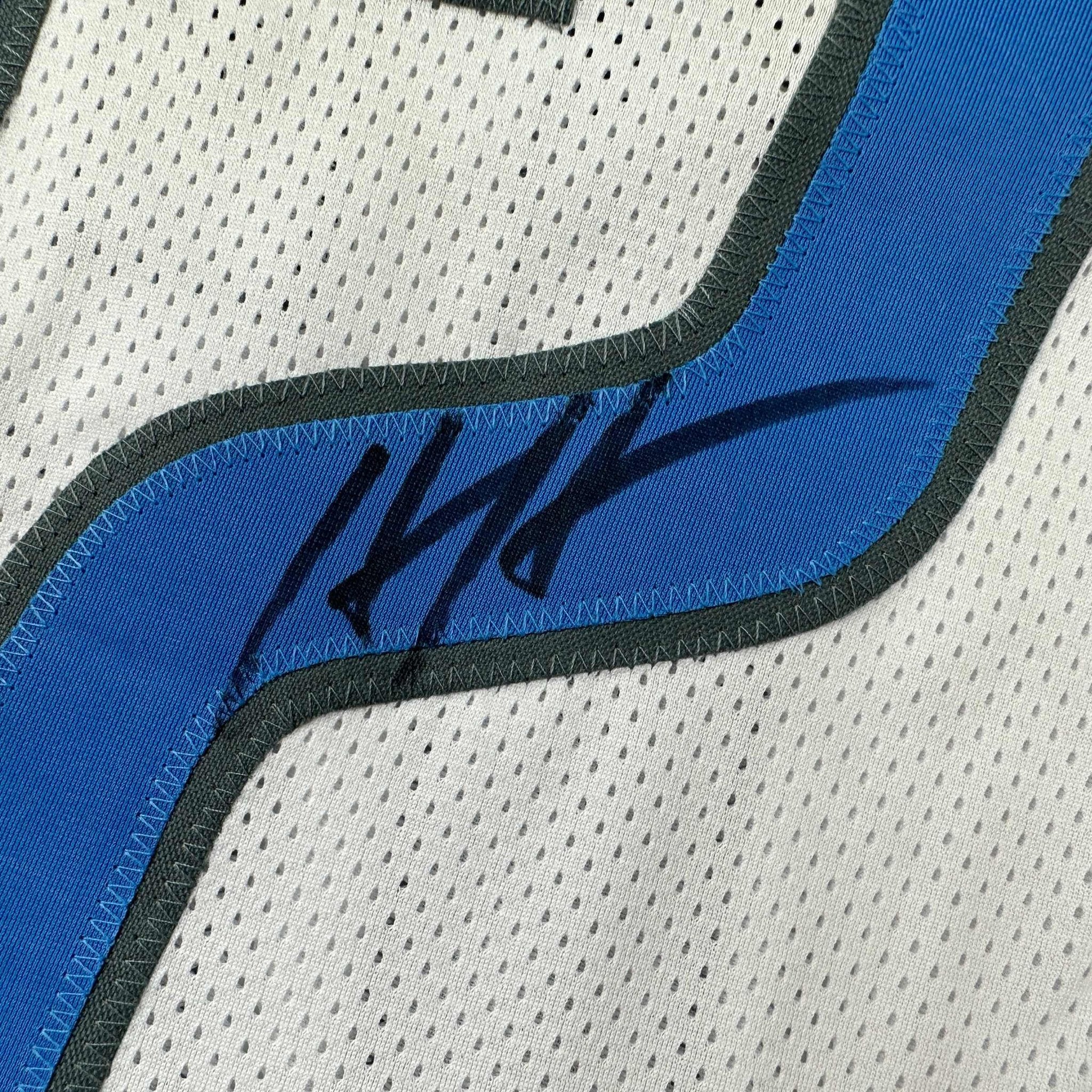 Autographed/Signed Hendon Hooker Detroit White Football Jersey Beckett BAS COA