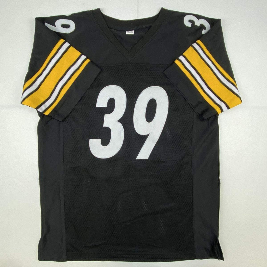 Autographed/Signed Minkah Fitzpatrick Pittsburgh Black Football Jersey JSA COA