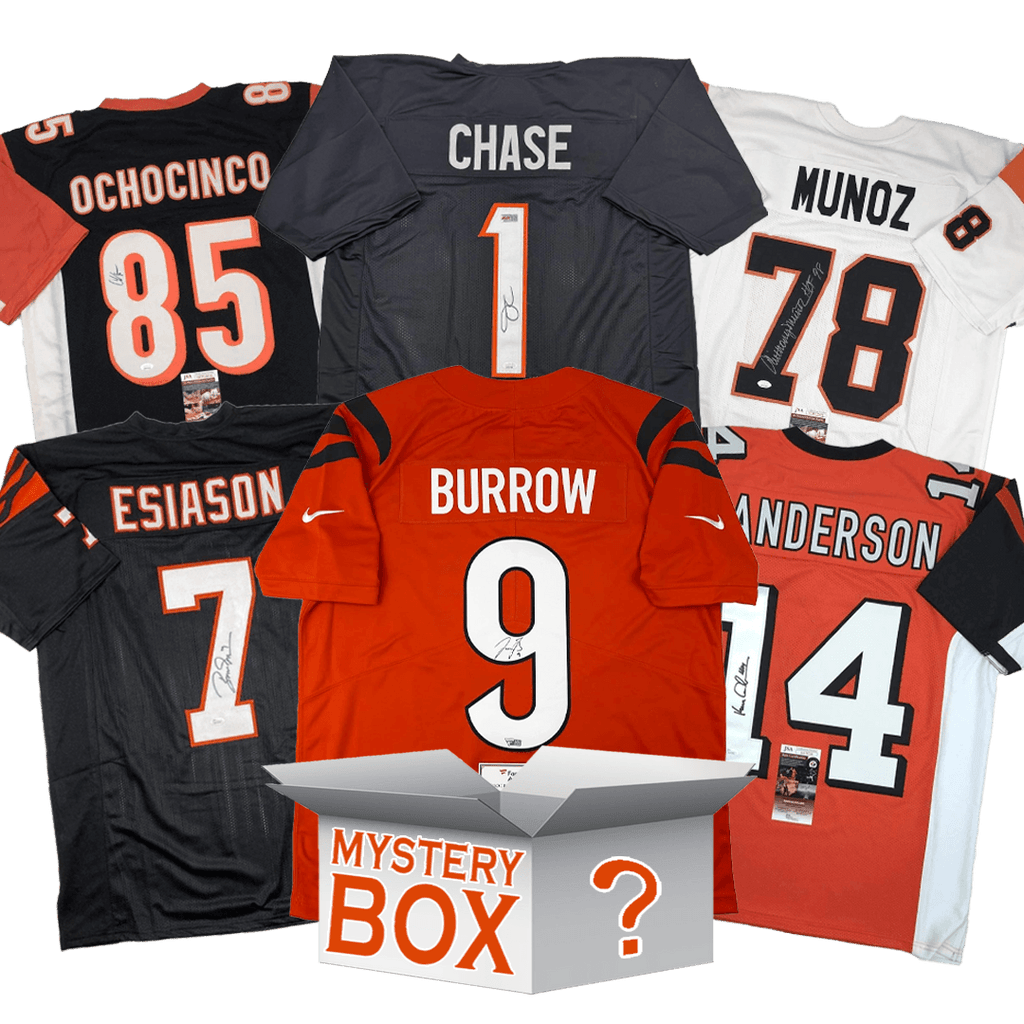 Autographed/Signed Cincinnati Football Jersey Mystery Box with PSA JSA or Beckett COA