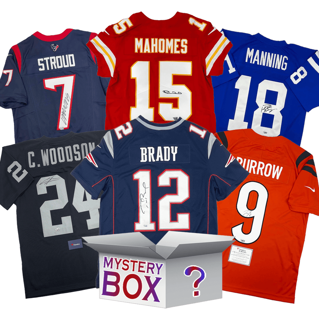 Autographed/Signed Fanatics Authentic Football Jersey Mystery Box with Fanatics COA