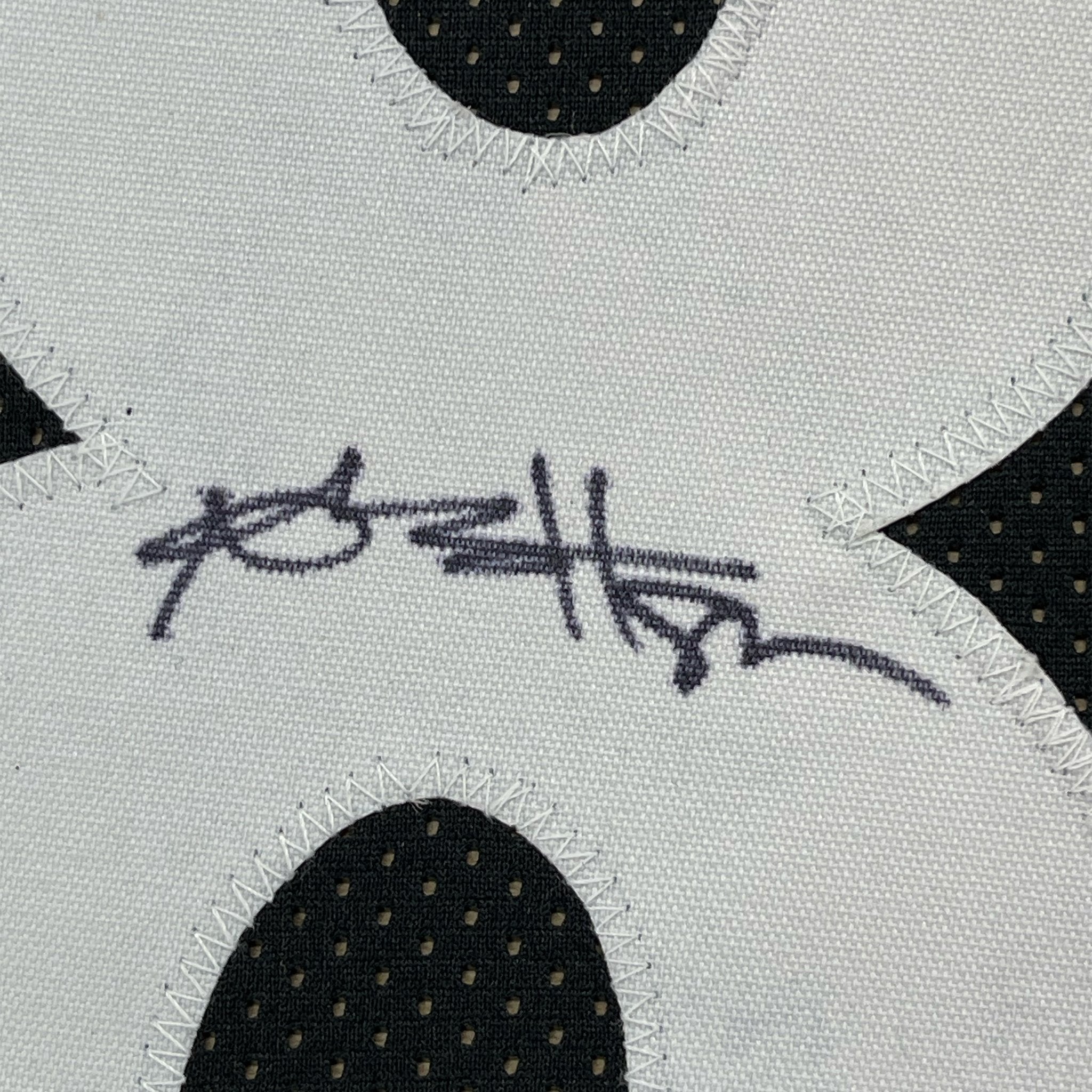 Framed Autographed/Signed Antonio Brown 35x39 Pittsburgh Black Football Jersey JSA COA