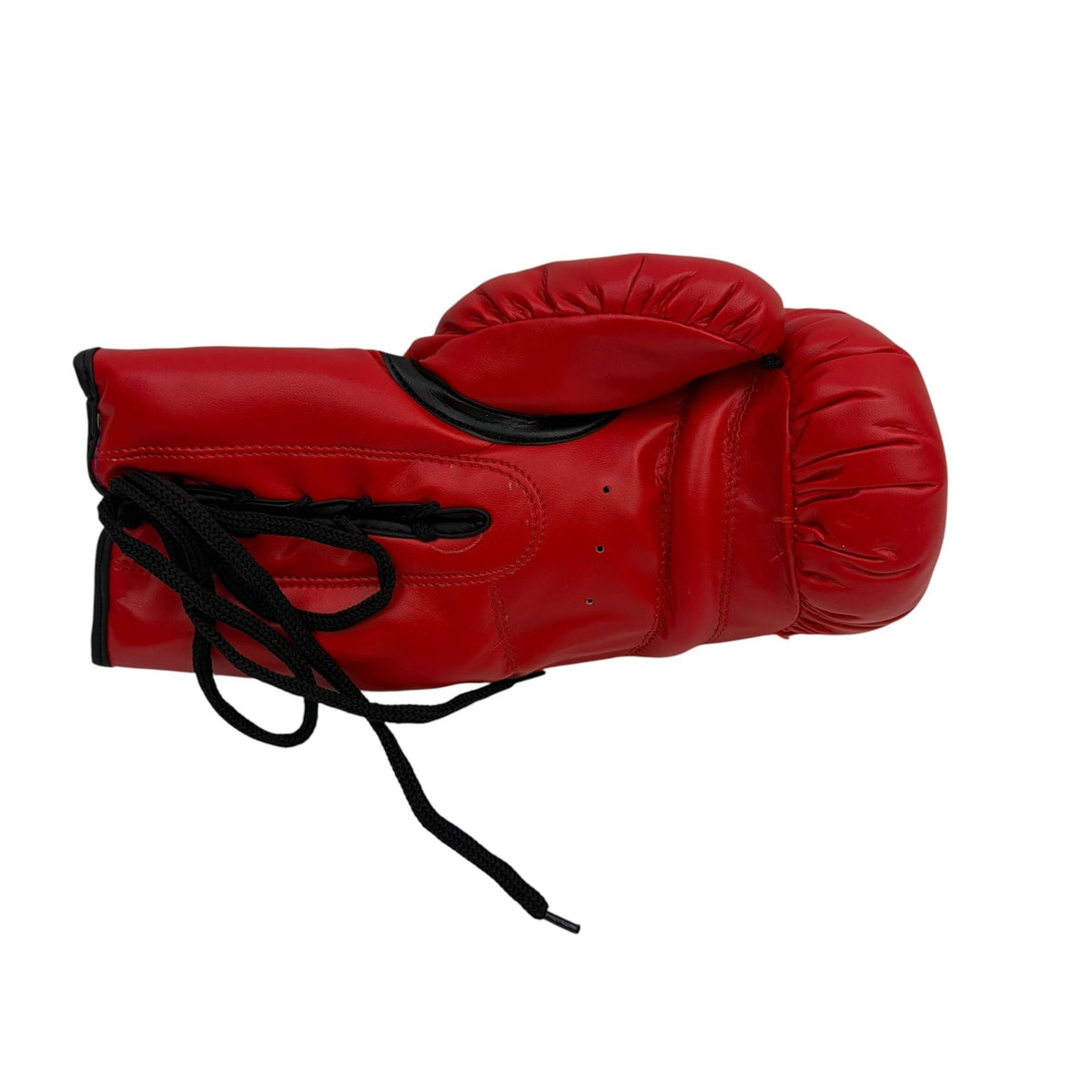 Autographed/Signed Larry Holmes Red Everlast Boxing Glove JSA COA