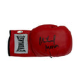 Autographed/Signed Michael Moorer Red Everlast Boxing Glove JSA COA