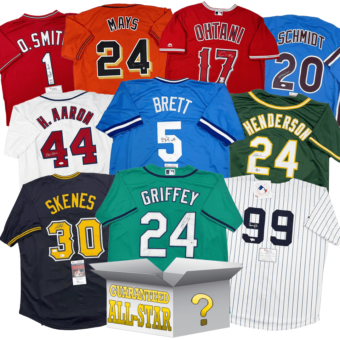 All-Star Autographed/Signed Baseball Jersey Mystery Box with PSA JSA or Beckett COA