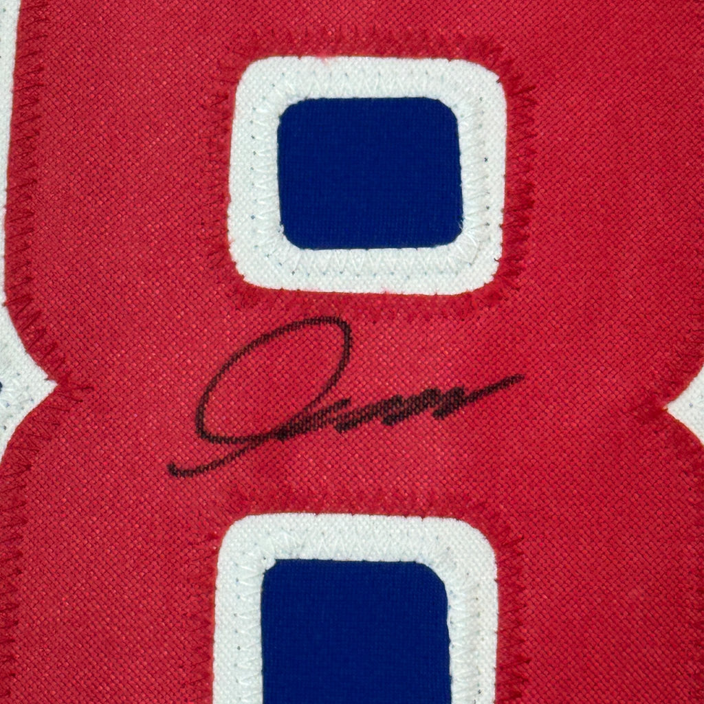 Framed Autographed/Signed Shota Imanaga 35x39 Chicago Blue Baseball Jersey Beckett BAS COA