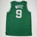 Autographed/Signed Derrick White Boston Green Basketball Jersey JSA COA