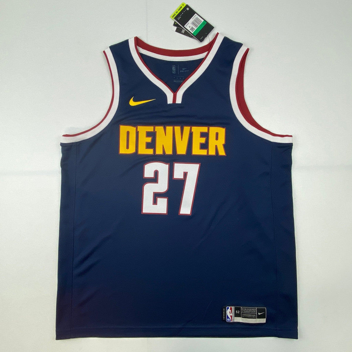 Autographed/Signed Jamal Murray Denver Nuggets Dark Blue Authentic Basketball Jersey Fanatics COA