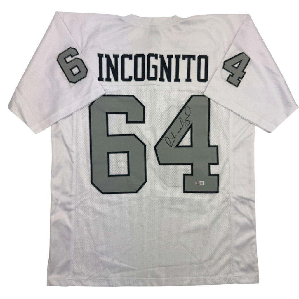 Autographed/Signed Richie Incognito Las Vegas Oakland Color Rush Football Jersey Beckett BAS COA