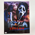 Autographed/Signed Skeet Ulrich Inscribed Billy Scream 1996 11x14 Movie Poster Photo JSA COA