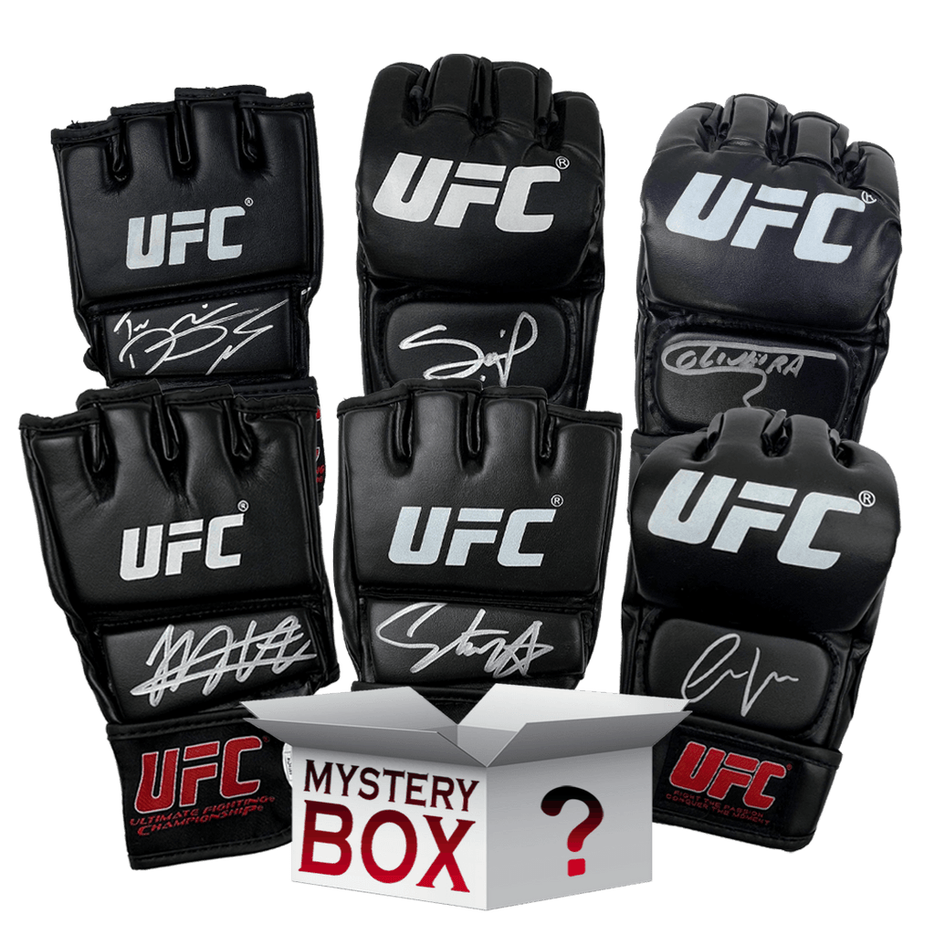 Autographed/Signed UFC MMA Glove Mystery Box with PSA JSA or Beckett COA