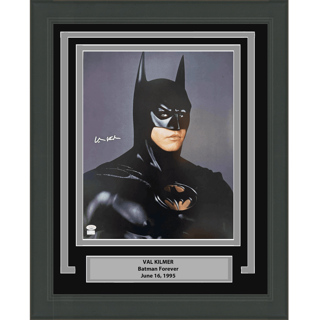 Framed Autographed/Signed Val Kilmer Batman Forever Movie 16x20 Photo JSA COA