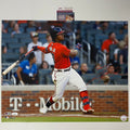 Autographed/Signed Ronald Acuna Jr. Atlanta Braves 16x20 Baseball Photo JSA COA #8