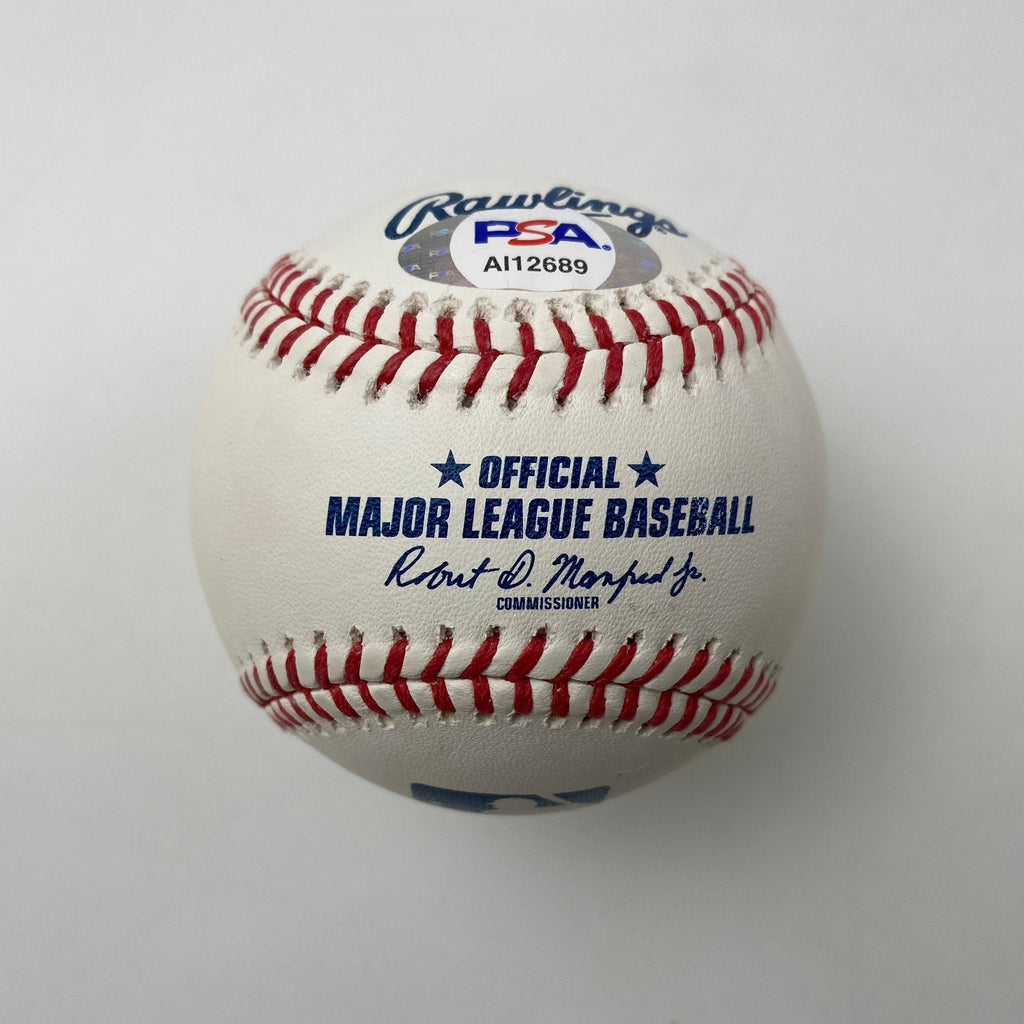 Autographed/Signed Kanye West Rawlings Official Major League ROML Baseball PSA/DNA COA Auto