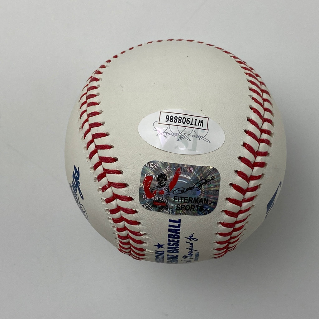 Autographed/Signed Pete Rose Mr. Trump Make America Great Again Baseball Rawlings ROML JSA COA