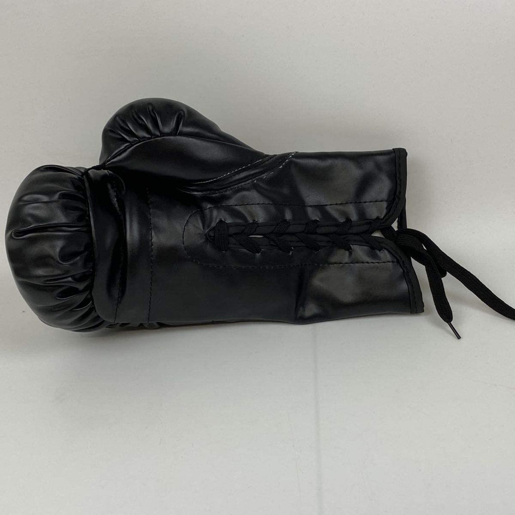 Autographed/Signed Mike Tyson Black Everlast Boxing Glove Athlete Hologram COA
