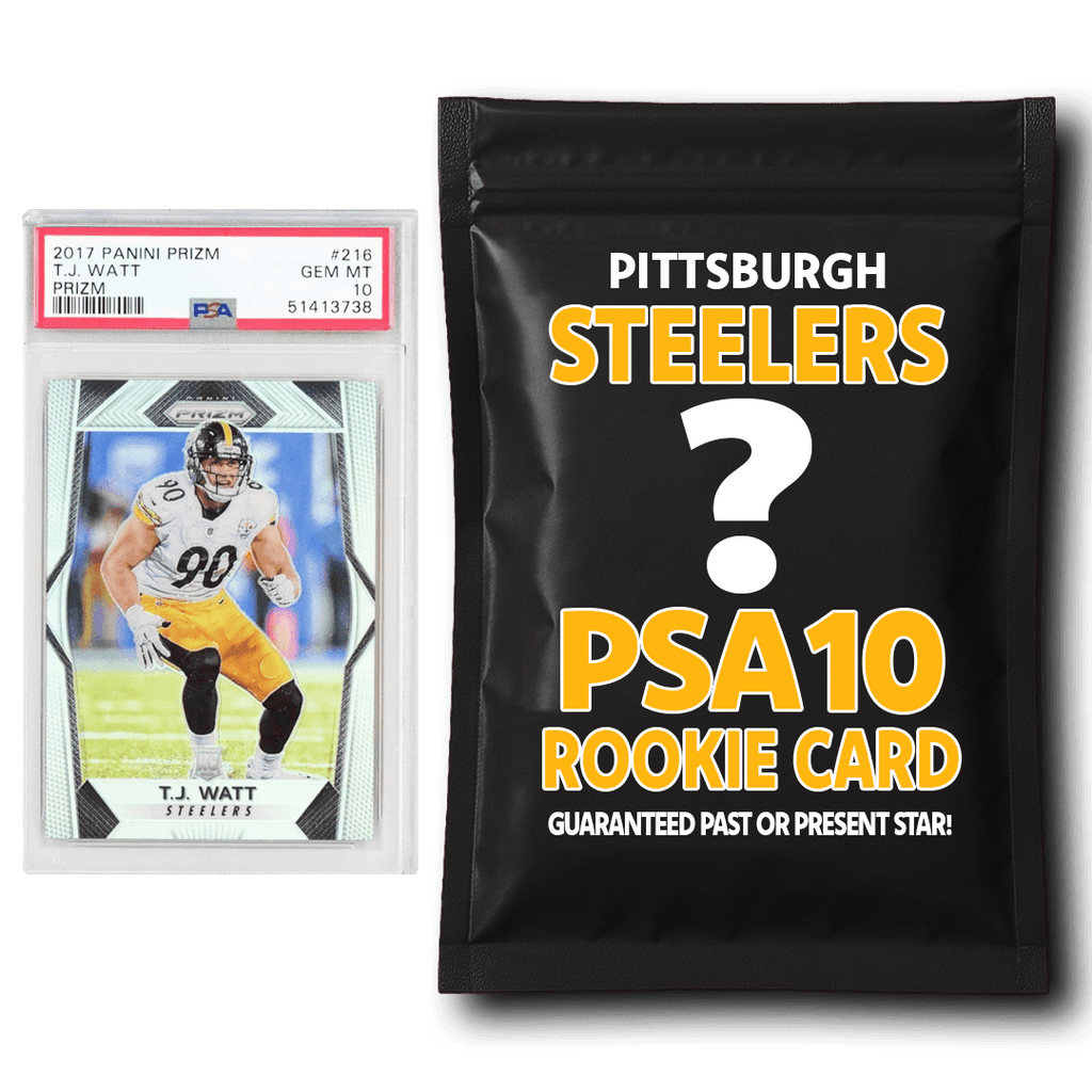 Pittsburgh Steelers PSA 10 Graded Rookie Card Mystery Pack