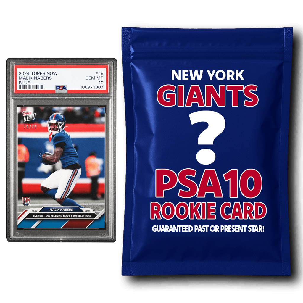 New York Giants PSA 10 Graded Rookie Card Mystery Pack