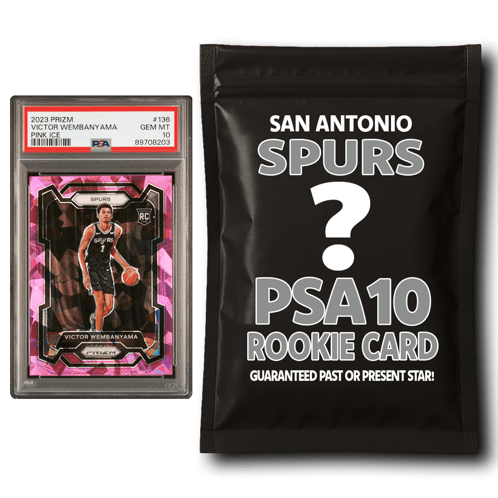 San Antonio Spurs PSA 10 Graded Rookie Card Mystery Pack
