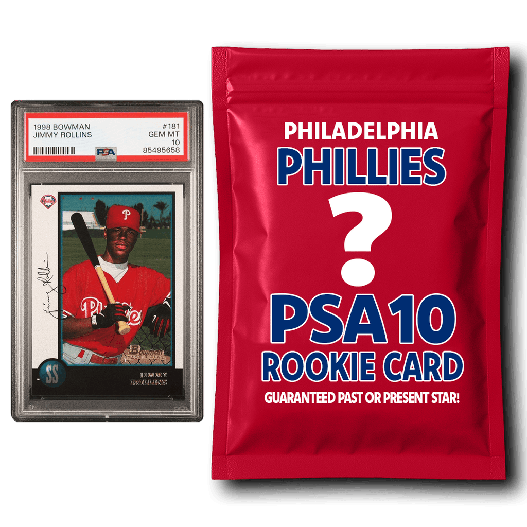Philadelphia Phillies PSA 10 Graded Rookie Card Mystery Pack