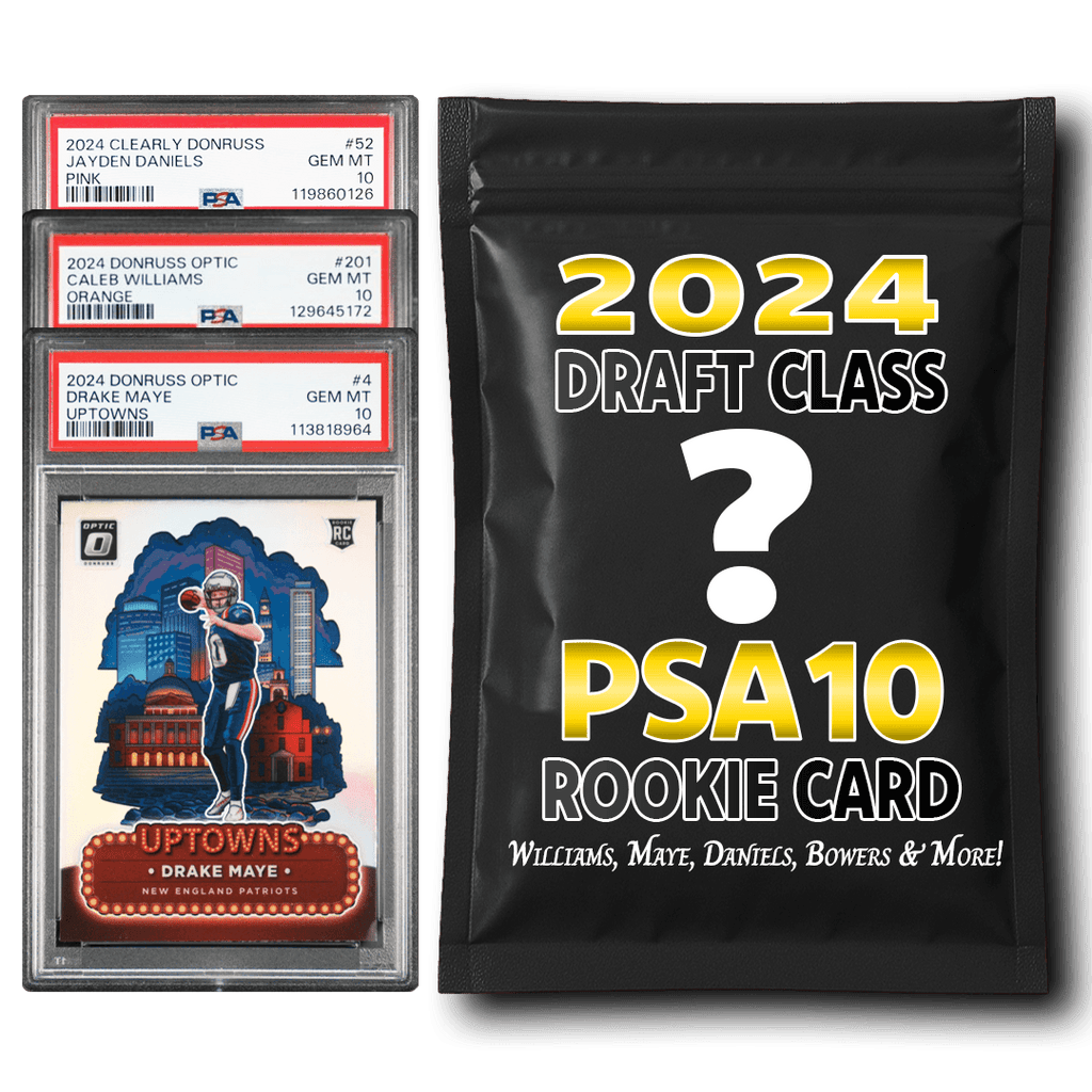 PSA 10 Graded 2024 NFL Rookie Card Mystery Pack (Daniels, Maye, Williams & More!)