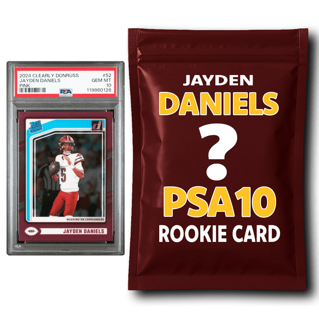 Jayden Daniels PSA 10 Graded Football Rookie Card Mystery Pack
