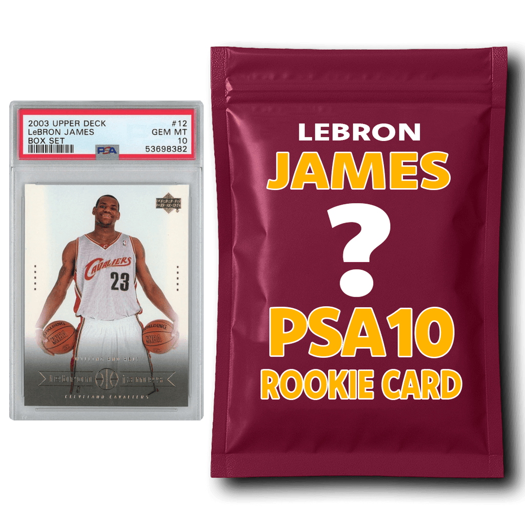 LeBron James PSA 10 Graded Basketball Rookie Card Mystery Pack