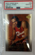 Graded 2003-04 Upper Deck LeBron James #29 Box Set Rookie RC Basketball Card PSA 10 Gem Mint