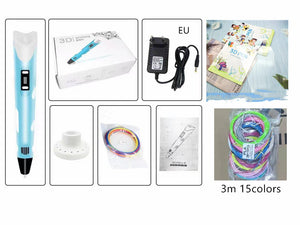 Blue pen D set
