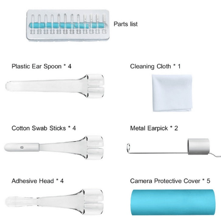 Safe High-Definition Visual Earpiece Endoscope