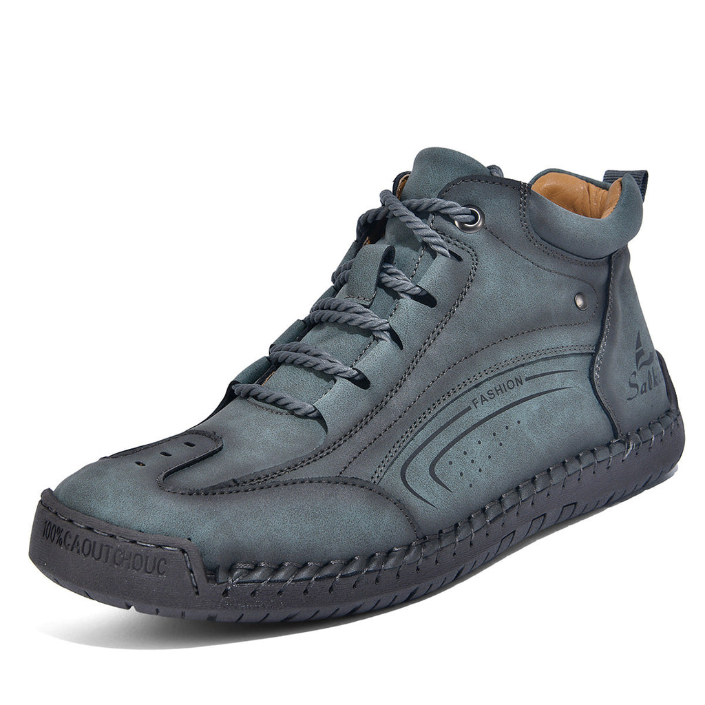 Plus-size Mens Fashion With Hand-stitched Soles