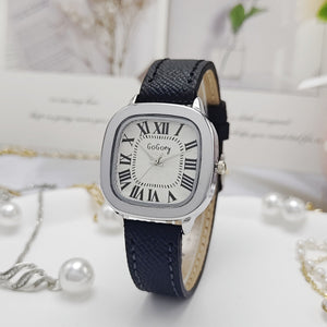 Black Belt Silver Case White