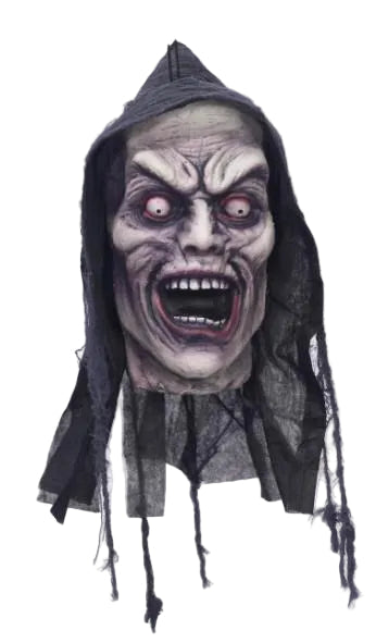 Screamer Hanging Cut Off Head Halloween Prop