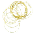 Set of 50 Gold Metal Gypsy Bangle Bracelets