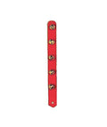 Deluxe Red Vinyl Santa Jingle Bells Strap Costume Accessory Prop