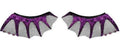 Bat Wing Fake False Eyelashes Purple Black