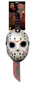 Friday the 13th Jason Mask & Machete Costume Accessory Set