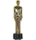 Gold Plastic Awards Night Male Statuette 9'' Prop Statue