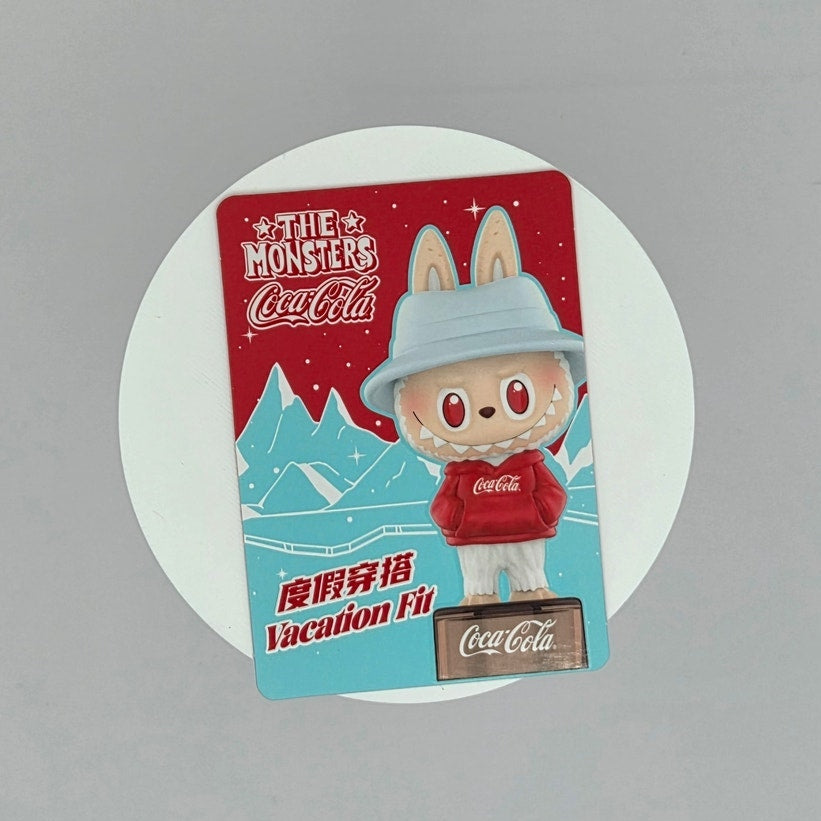 The Monster's Coca-Cola Figures - Card Confirmed "Vacation Fit"