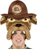Military Mascot Adult Marine Corps Chesty Bulldog Hat Headpiece