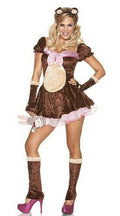 Women's Beary Cute Sexy Bear Adult Costume Size XS/S