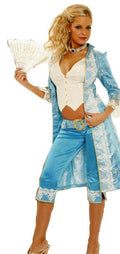 Women's Victorian Pirate Lady Sexy 3 Piece Adult Costume Size Large